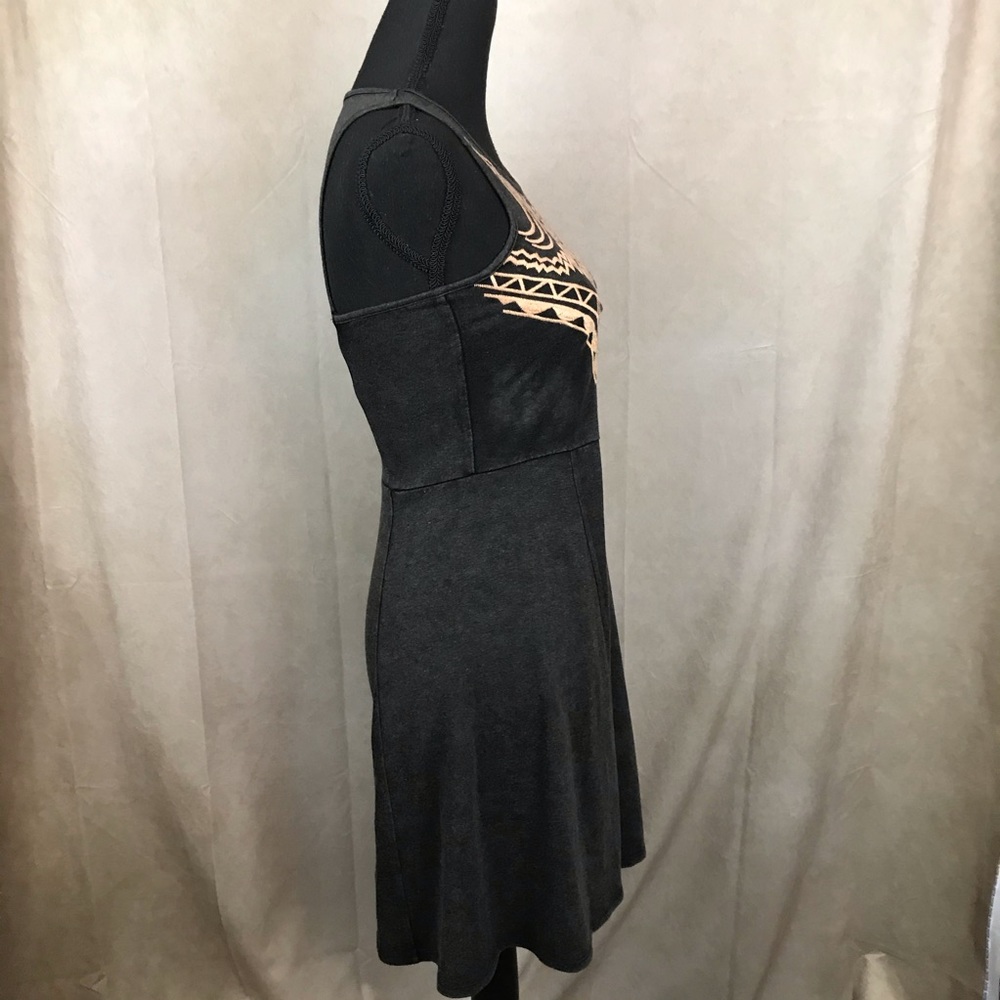 Umgee | Tribal Sleeveless Dress | Charcoal | M - Picture 4 of 8
